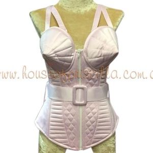 Madonna pink cone corset costume